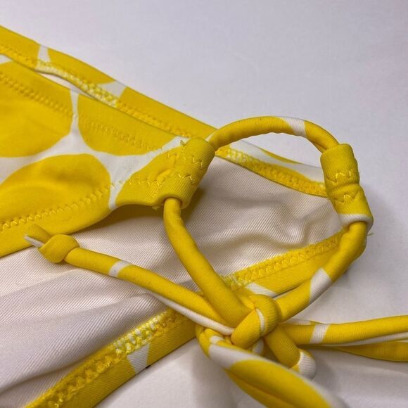 Victoria's Secret Yellow Polka Dot Bikini Bottom - Picture 4 of 6